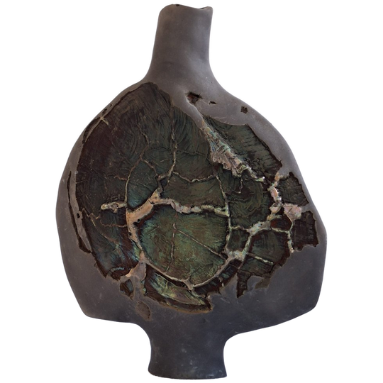 Raku Ceramic Vase Designed By André Sas 1