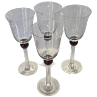 Wijnglazen Geslepen Set Van 4