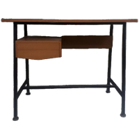 60's Vintage Bureau Werktafel Toonbank Balie