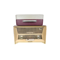 Gereviseerde Vintage Philips Grammofoonspeler En Radio, 1960