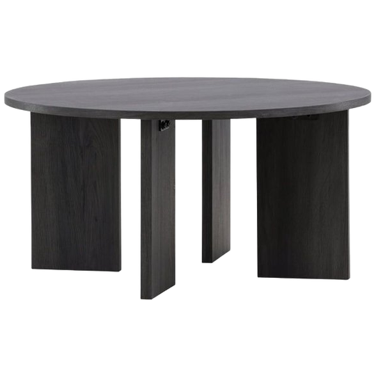 Combe Salontafel - Ø80 Cm - Zwart 1