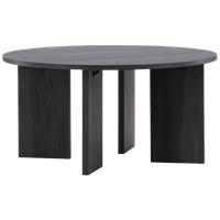 Combe Salontafel - Ø80 Cm - Zwart