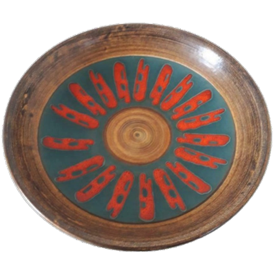 West Germany 60's Schaal Vintage Wandbord Wandschaal 1