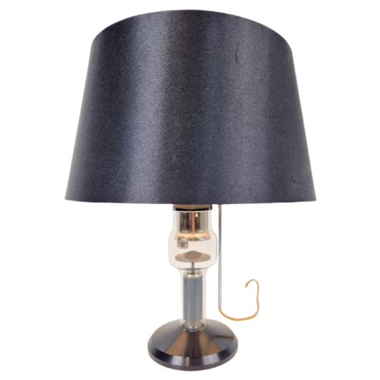 Brutalist Tafellamp Ct Rontgenbuis Lamp Metaal Glas Vintage 1