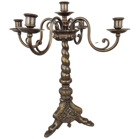 Bronzen Kandelaar 1