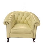Chesterfield Club Chair Special - Ivoor thumbnail 1