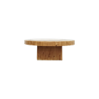 Wooden Brutalist Coffee Table thumbnail 1