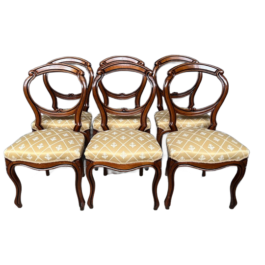 Set Van 6 Stoelen In Lodewijk Xv-stijl. 1