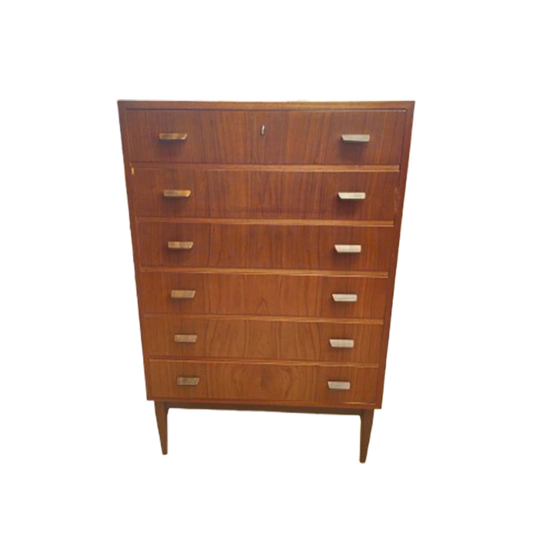 Vintage Deens Highboard Dressoir Teak Kast Kastje 1