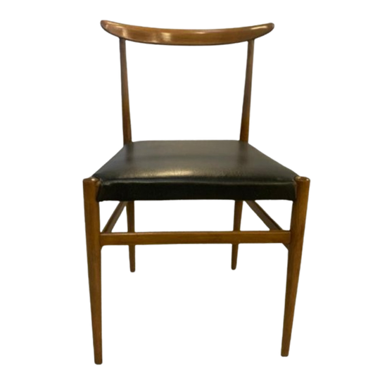 6 Mid-century Design Eetkamerstoelen 1
