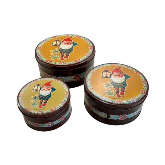 3 Vintage Koektrommels Van Ducado 1