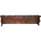 Antiek 18e Eeuws Hollands Notenhouten Kapstok / Wandrek thumbnail 1