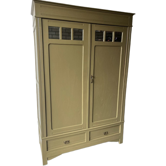 Vintage Antiek Kledingkast,kinderkamerkast,speelgoedkast Restyled 1