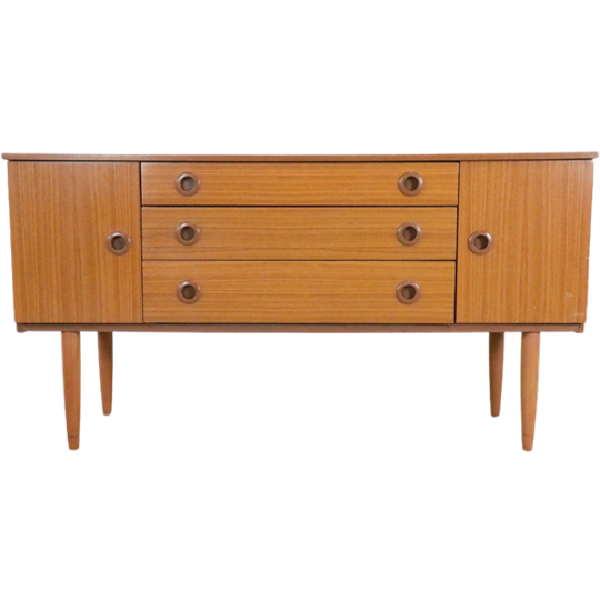 Vintage Tv Meubel Dressoir Schreiber Sideboard Kast 'widdop' | 137.5 Cm 1