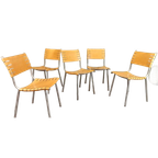 Set Van 5 Vintage Ruud Jan Kokke Stoelen Eetkamerstoelen thumbnail 1