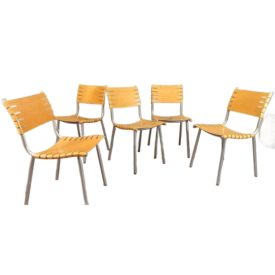Set Van 5 Vintage Ruud Jan Kokke Stoelen Eetkamerstoelen 1