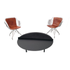 Serax Design Bea Mombaers Salontafel Leer Staal Zwart thumbnail 1