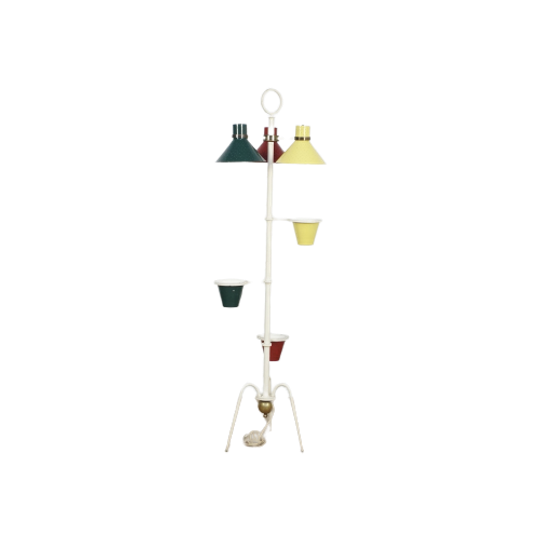 Rare French Modernist Floor Lamp / Plant Holder 1
