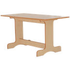 Solidesk Kantinetafel, Ahorn Blad, 150 X 70 Cm, Vast Onderstel, thumbnail 1
