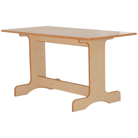 Solidesk Kantinetafel, Ahorn Blad, 150 X 70 Cm, Vast Onderstel, 1