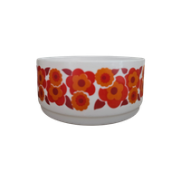 Arcopal Lotus Schaal 17 Cm Rode Oranje Bloemen