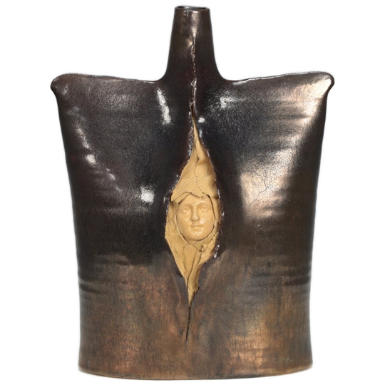 Ceramic Sculpture Vase Signed Tl, 1970s – Postwar European Studio Ceramics 1