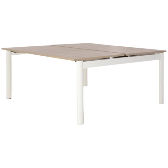 Ahrend 500 Bench Werkplek, Bladkleur Naar Keuze, 2 X 160 X 80 Cm, Vaste Hoogte Onderstel 1