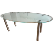 Design Eettafel Frosted Glas