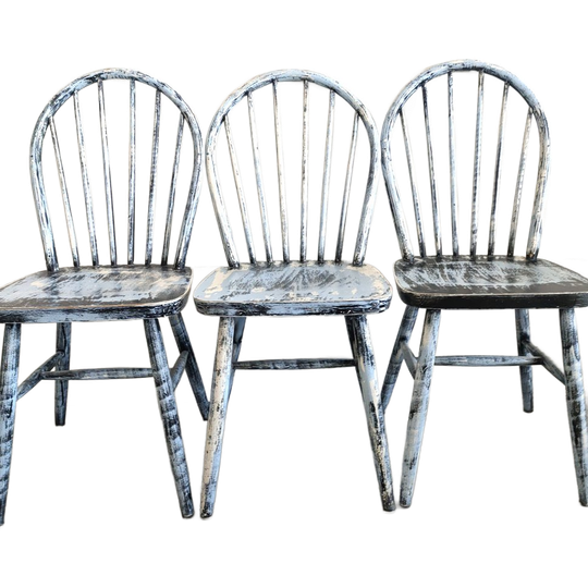 Vintage Brocante Windsor Chair Style/spijltjes Stoelen (eetkamer, Kamerstoel) 1