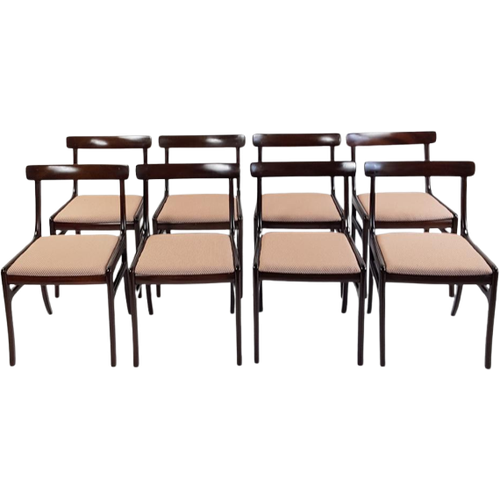 8 Tm 20 Vintage Stoelen Ole Wanscher Danish Dining Chairs