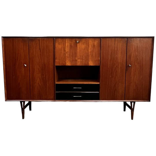 Vintage Highboard, Van Pelt, België 1960's 1