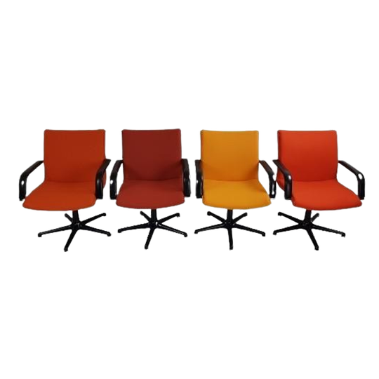 Artifort Bureaustoelen Oranje Setprijs Ploegstof 1