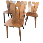 4X Franse Brutalist Stoelen thumbnail 1