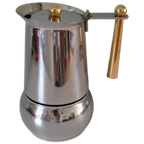 Vintage Postmoderne Gb Kitty Oro Guido Bergna Mokka Pot thumbnail 1