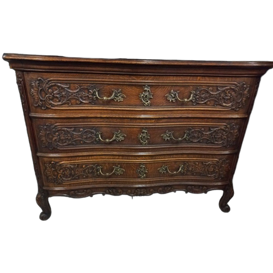 Louis Xv Commode In Massief Eikenhout 1
