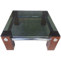Retro Salontafel Vintage Salontafel Rookglas