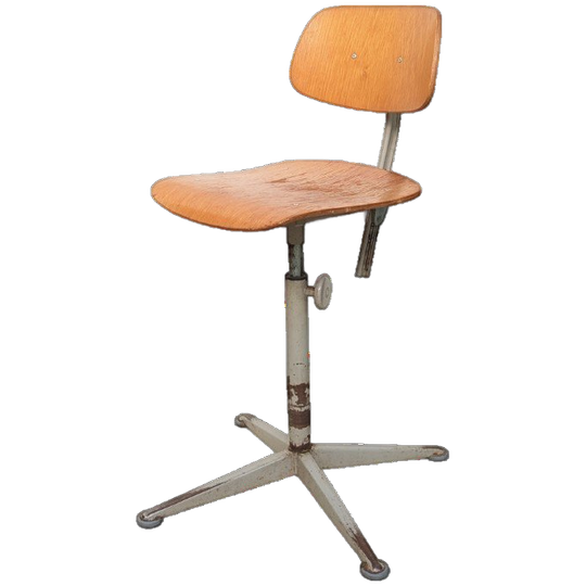 Friso Kramer – Cirkel Tekenstoel – Architectenstoel -(kl38) 1