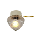 Vintage - Druppelvormige Plafondlamp - Glas - 60'S thumbnail 1