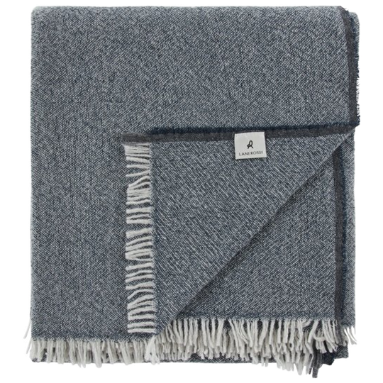 Lanerossi | Elemento Deken Kasjmier Merinowol Blauw 1