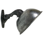 Industriele Aluminium Straatlamp, Wandlamp, Jaren 50 thumbnail 1