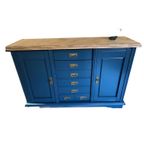 Restyled Houten Dressoir Blauw thumbnail 1