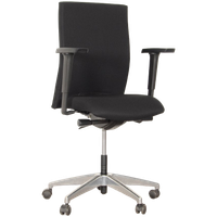 Bureaustoel Interstuhl 3464, Zwart, 4D Armleggers