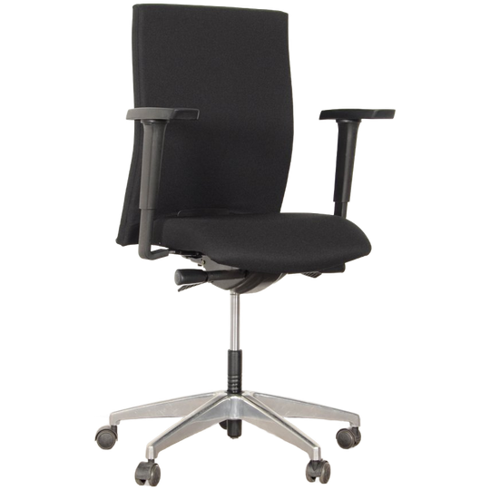 Bureaustoel Interstuhl 3464, Zwart, 4d Armleggers 1