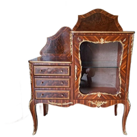 Klassieke Salonkast, Vitrinekast, Wandmeubel