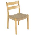 Set 6 Emc Mobler Deense Stoelen Eetkamestoelen Vintage Eiken thumbnail 1