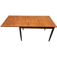Vintage Uitschuifbare Eettafel Tafel Teakhouten Tafel