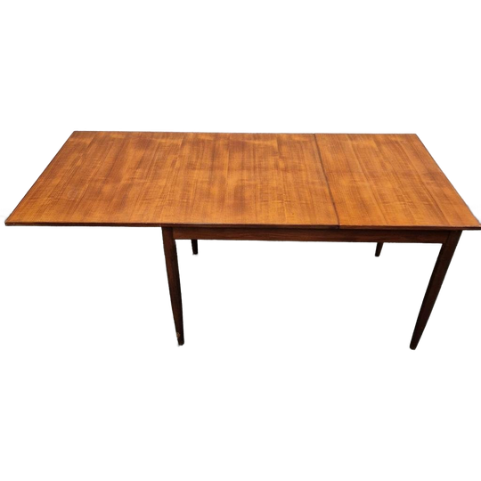 Vintage Uitschuifbare Eettafel Tafel Teakhouten Tafel 1