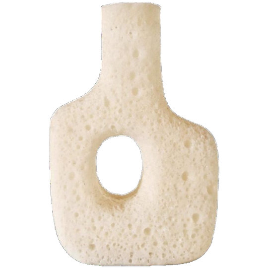 Vintage Vaas Van Een Resin Steen Achtig Materiaal 1