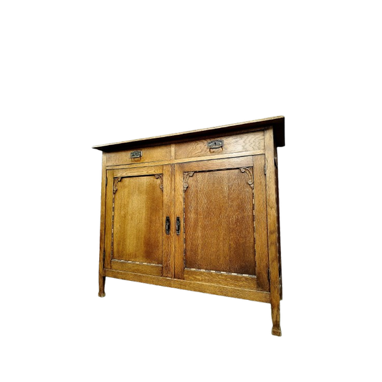 Oud Eiken Dressoir / Meidenkast / Commode / Ladekast 1