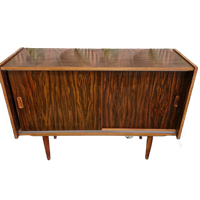 Vintage Kastje Palissander Fineer Jaren 70